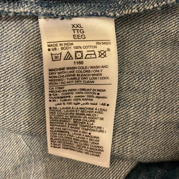 NWT XXL Old Navy denim cotton blouse​ - Picture 8 of 8